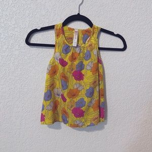 Cherokee Girl's Boho Floral Swing Tank Top Size 5T